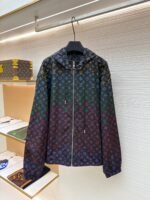 Louis Vuitton gradient logo jacquard jacket