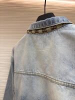 GUCCI monogram jacquard denim trousers - Image 15