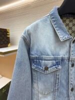 GUCCI monogram jacquard denim trousers - Image 6