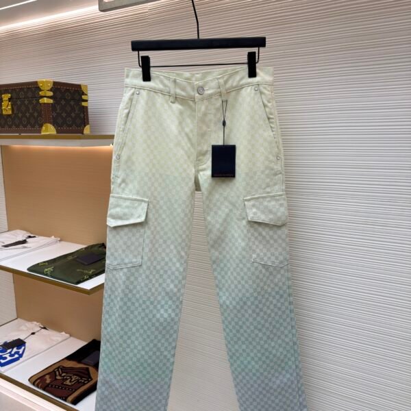 Louis Vuitton Gradient Jacquard Denim Work Pants
