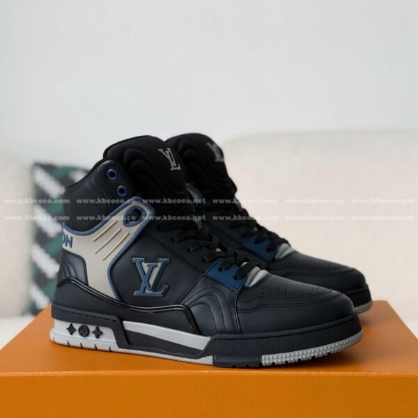 Louis Vuitton Trainer Classic Printed High-Top Sneakers