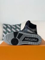 Louis Vuitton Trainer Classic Printed High-Top Sneakers - Image 12