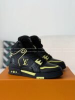 Louis Vuitton Trainer Classic Printed High-Top Sneakers