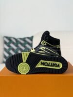 Louis Vuitton Trainer Classic Printed High-Top Sneakers - Image 12