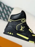 Louis Vuitton Trainer Classic Printed High-Top Sneakers - Image 10