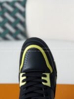 Louis Vuitton Trainer Classic Printed High-Top Sneakers - Image 9