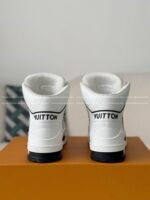 Louis Vuitton Trainer Classic Printed High-Top Sneakers - Image 3