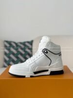 Louis Vuitton Trainer Classic Printed High-Top Sneakers - Image 12