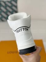 Louis Vuitton Trainer Classic Printed High-Top Sneakers - Image 4