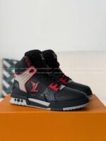Louis Vuitton Trainer Classic Printed High-Top Sneakers