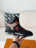 Louis Vuitton Trainer Classic Printed High-Top Sneakers - Image 10