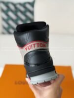 Louis Vuitton Trainer Classic Printed High-Top Sneakers - Image 9