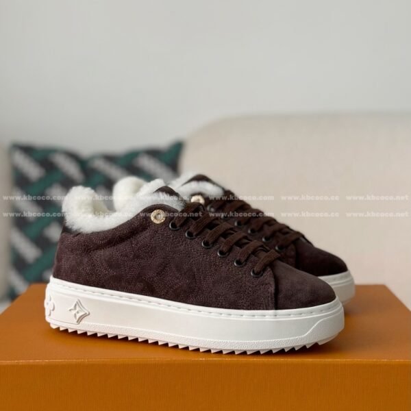 Louis Vuitton Time Out Suede Sneakers