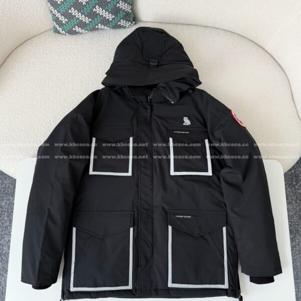 Canada Goose x OVO Joint ModelReflective Strip Hooded Down Jacket