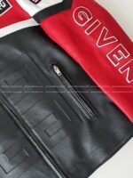 Givenchy ss23 Contrast Color Zipper Stand Collar Leather Jacket - Image 18