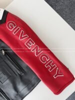 Givenchy ss23 Contrast Color Zipper Stand Collar Leather Jacket - Image 16