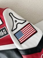 Givenchy ss23 Contrast Color Zipper Stand Collar Leather Jacket - Image 12