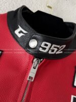Givenchy ss23 Contrast Color Zipper Stand Collar Leather Jacket - Image 11