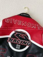 Givenchy ss23 Contrast Color Zipper Stand Collar Leather Jacket - Image 10