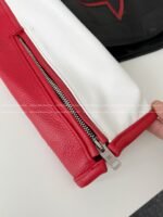 Givenchy ss23 Contrast Color Zipper Stand Collar Leather Jacket - Image 6