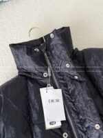 Dior Logo Printed Stand-Up Collar Down Jacket - Image 9
