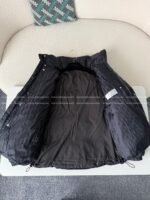 Dior Logo Printed Stand-Up Collar Down Jacket - Image 3