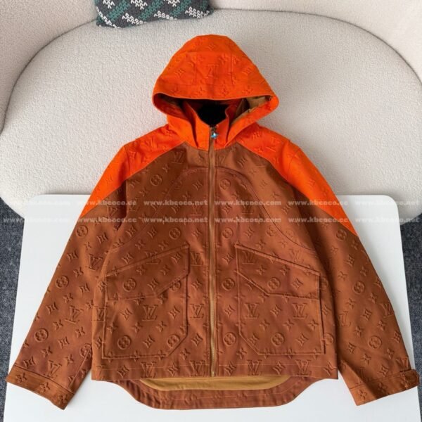 Louis Vuitton FW21 All-Over Logo Denim Jacket