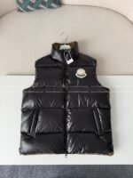 Moncler Lipsi Down Logo Sleeveless Down Jacket