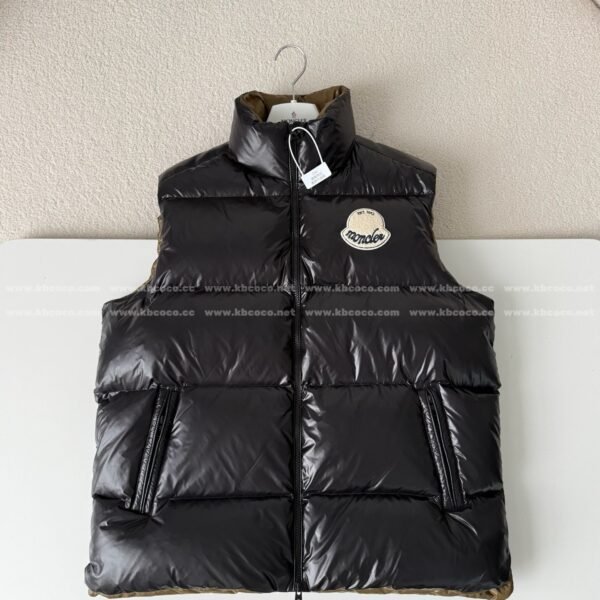 Moncler Lipsi Down Logo Sleeveless Down Jacket