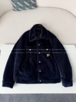 Louis Vuitton x Nigo Joint Model FW25 Single-Breasted Fur Coat