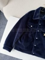 Louis Vuitton x Nigo Joint Model FW25 Single-Breasted Fur Coat - Image 11