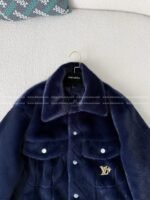 Louis Vuitton x Nigo Joint Model FW25 Single-Breasted Fur Coat - Image 10