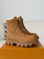 LOUIS VUITTON RANGER LEATHER ANKLE BOOTS