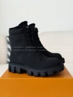 LOUIS VUITTON RANGER LEATHER ANKLE BOOTS