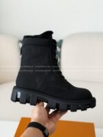 LOUIS VUITTON RANGER LEATHER ANKLE BOOTS - Image 8