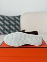 Hermes Faux Suede Loafers - Image 9