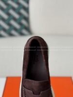 Hermes Faux Suede Loafers - Image 6