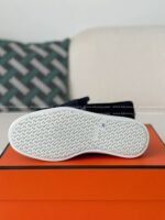 Hermes Faux Suede Loafers - Image 9