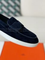 Hermes Faux Suede Loafers - Image 7