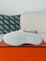 Hermes Faux Suede Loafers - Image 9