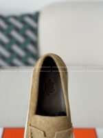 Hermes Faux Suede Loafers - Image 6