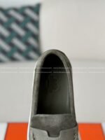 Hermes Faux Suede Loafers - Image 5
