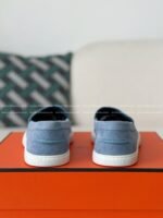 Hermes Faux Suede Loafers - Image 3