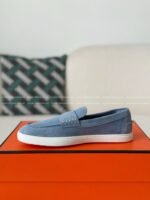 Hermes Faux Suede Loafers - Image 10