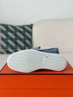 Hermes Faux Suede Loafers - Image 9