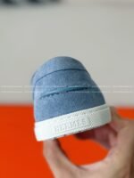 Hermes Faux Suede Loafers - Image 4