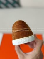 Hermes Faux Suede Loafers - Image 4