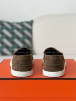 Hermes Faux Suede Loafers - Image 3