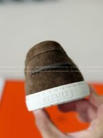 Hermes Faux Suede Loafers - Image 4