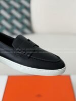 Hermes Faux Suede Loafers - Image 7